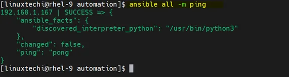 Ansible-Ping-Pong-Test-RHEL9