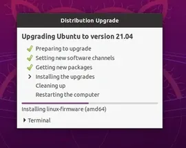 Ubuntu 20.04 / 20.10 如何升级到 Ubuntu 21.04 ?