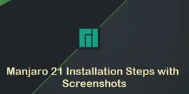 Manjaro 21桌面系统安装图文教程