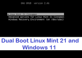 Windows 11 +  Linux Mint 21 双系统安装