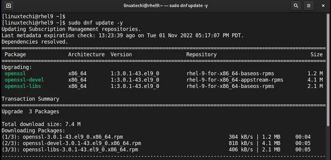 Install-updates-rhel9-system