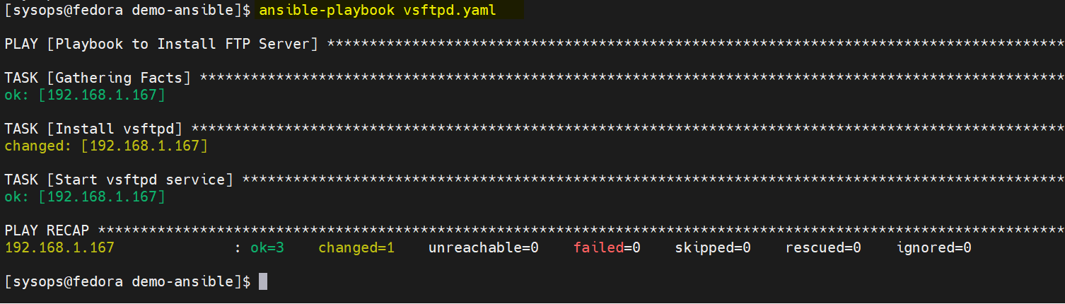 Ansible-Playbook-Install-vsftpd-Managed-Node