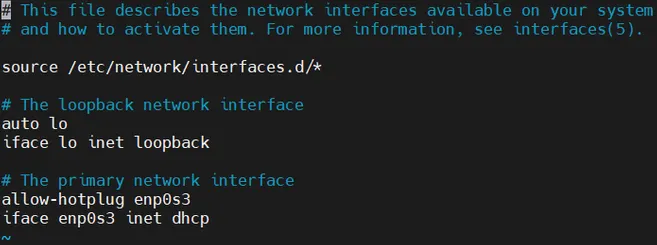 Default-Interface-File-Debian