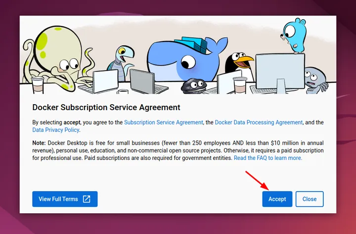 Docker-Subscription-Service-Agreement-Ubuntu
