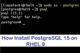 如何在 RHEL9 上安装 PostgreSQL15 ?