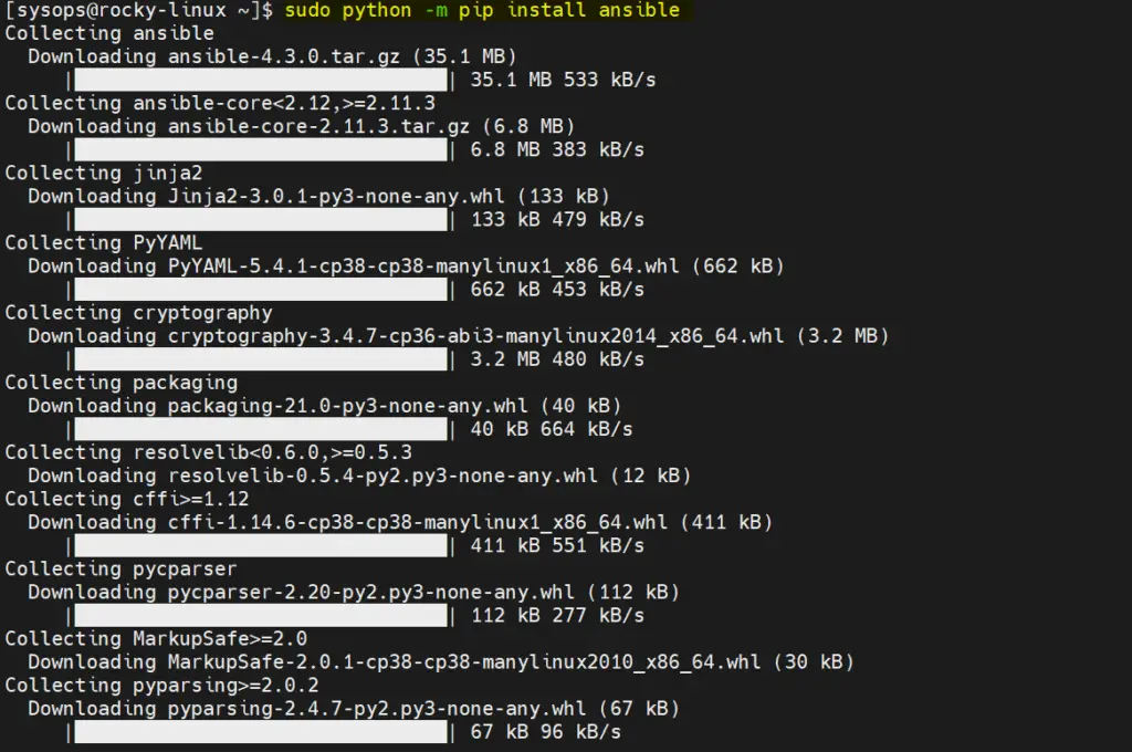  Rocky Linux 8 Ansible 