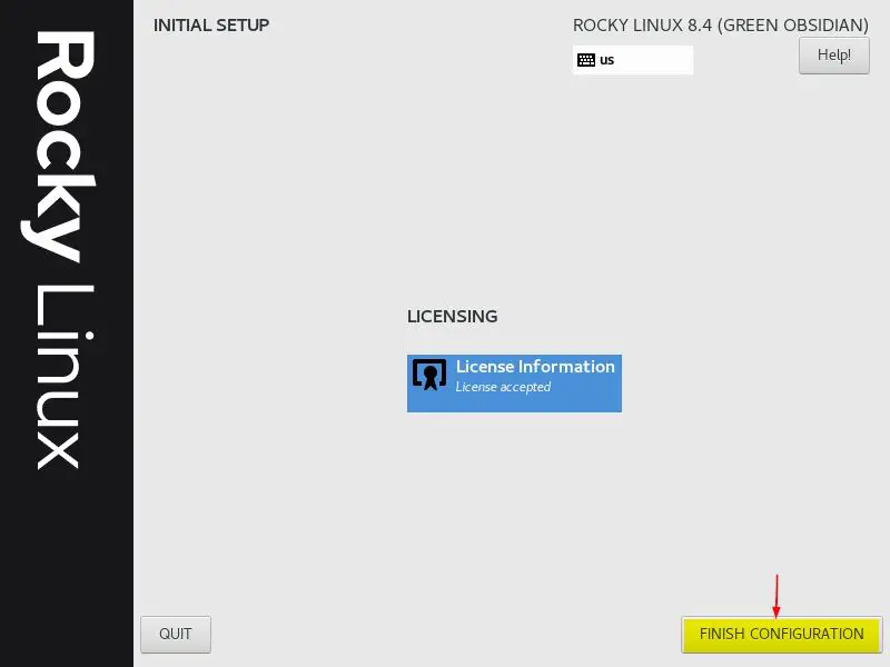 Finish-Configuration-Rocky-Linux