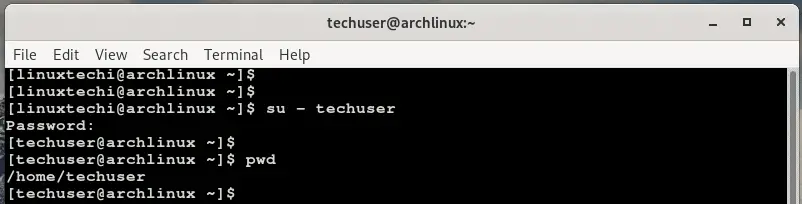 Switch-User-Arch-Linux