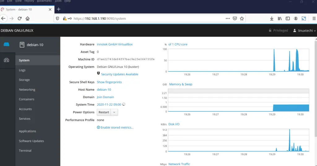 Cockpit-Dashboard-debian-10