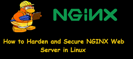 如何在 Linux 中安全固化 NGINX Web 服务器 ？