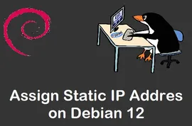 如何在 Debian 12 系统上分配静态 IP 地址 ?