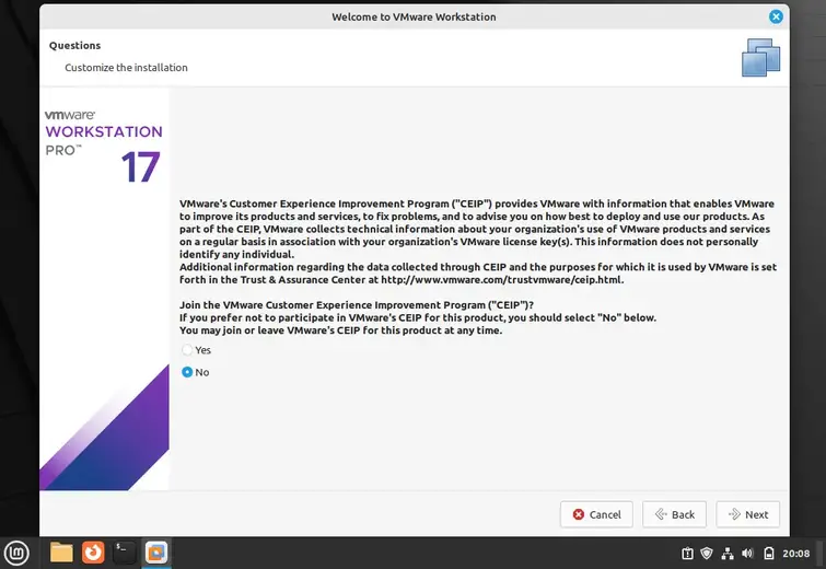 Choose VMware Customer Experience Improvement Choose-VMware-Customer-Experience-Improvement