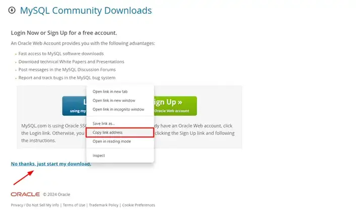 Copy-Mysql-Server-Download-Link