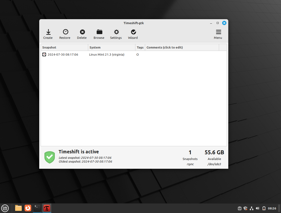 TimeShift-Backup-LinuxMint21