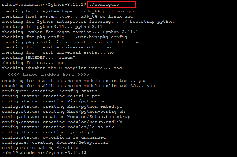 Configure Source Code Before Compile with Make