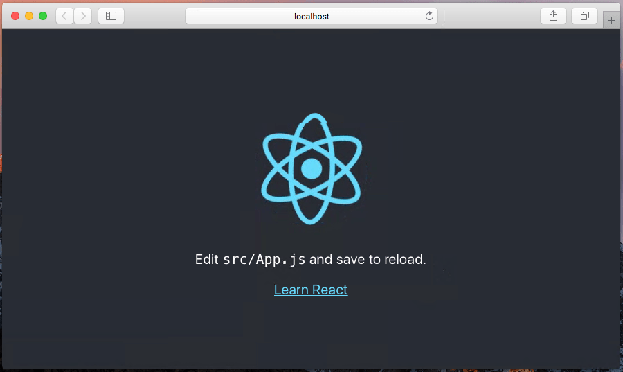 Running React Application