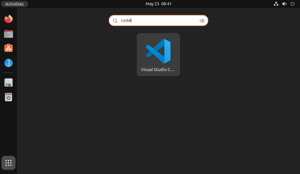 Access Visual Studio Code Application
