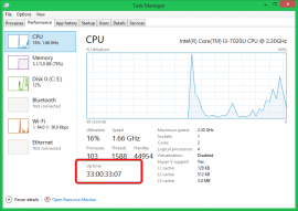 如何查看 Windows 系统运行时间 ？