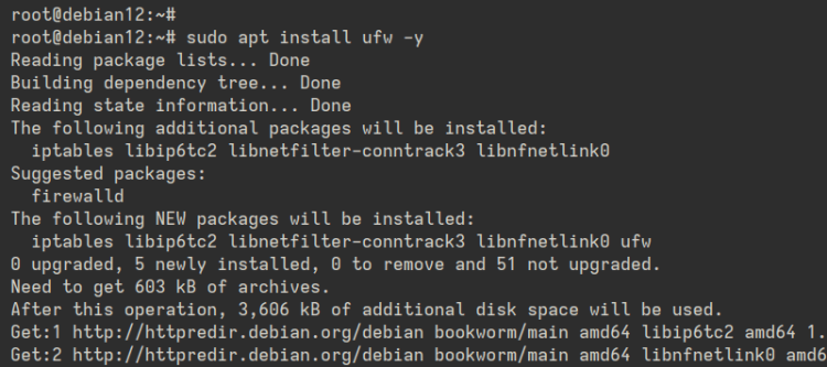 install ufw